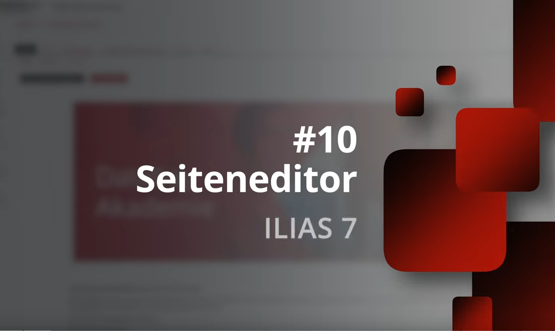 Einführungsvideo zum Editor in ILIAS 7 von databay