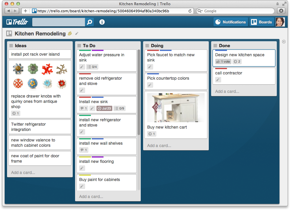 display card on multiple trello boards