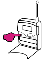 Funkmikro einschalten