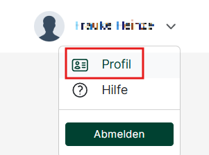 Aufruf des Profils
