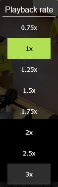 Videogeschwindigkeit